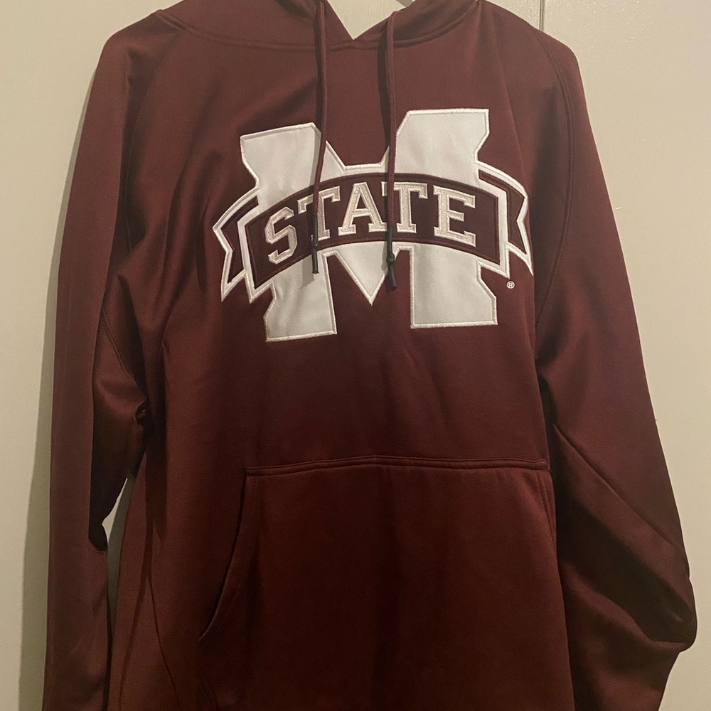 Maroon State Logo Men's Hoodie